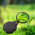 Miniatyrbild 5 av 5: 1 st fickförstoringsglas, 70 mm 10x mini hopfällbart förstoringsglas