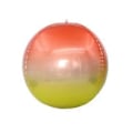 Miniatyrbillede 2 af 3: 4D Farverig Rund Spejlballon Orange Gradient Orange Gradient