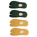 Miniatyrbillede 2 af 3: 2 Par Sommer Split Toe Sokker To-tå Anti-skrid Sokker Unisex Fritidssokker