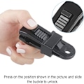 Miniatyrbillede 5 af 5: 8 stk. presenningclips store presenningclips markiseclips med plast