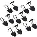 Miniatyrbilde 4 av 5: 6 Par Leatherknapper Horn Toggle Duffle Knapper for Frakk Kaffe