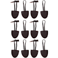 Miniatyrbild 2 av 5: 6 par läderknappar Horn Toggle Duffle-knappar för kappa kaffe