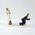 Miniatyrbillede 2 af 3: Europæisk Bryllupspynt Brud der Kroger Brudgom Dekorationer til Bryllup (Som Vist)