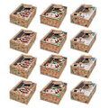 Miniatyrbild 2 av 2: 12 st Kakor Presentförpackning Julgåva Julklappsbox Julaftonsbox Julkakor Lådor Julgodislåda