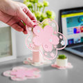 Pikkukuva 5 / 5: Sakura-jauheesta valmistetut 3 kpl aluslautaset, halkaisija 11,5, 16, 19 cm