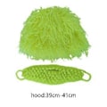 Miniatyrbillede 5 af 5: Strikket Hue Strik Beanie Hue Casual Udklædningrekvisit Mænd Kvinder Vinter Varm Hovedbeklædning Fuzzy Vinterhue til Ferie Snowboarding (Gul S)