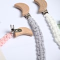 Miniatyrbillede 2 af 4: Enkelt stykke (månepudder, ca. 30 cm lang) Sutteclips til baby