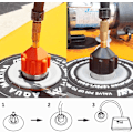 Miniatyrbillede 5 af 5: 2 stk. orange pumpe adapter sort kajak adapter bådpumpe adapter ka