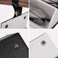 Miniatyrbild 3 av 5: Sunglass Eyeglass Organizer Collector 5-fack PU Glasögon Förvaring