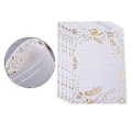 Miniatyrbild 4 av 5: 8x Inbjudningsbrev Skrivpapper Hälsningspapper Linjerat Skrivpapper Present (Vit A) White A