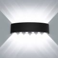 Miniatyrbillede 1 af 4: 12W LED Indendørs Vægskinne Sort Moderne Vægskinne, IP65 Vandafvisende