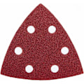 Miniatyrbild 5 av 5: 120 Triangulära Slippapper för Delta-slip - 90 x 90 x 90mm - 6 Hål
