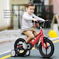 Miniatyrbillede 4 af 5: Børnecykel stabilisatorer, cykel støttehjul, universel