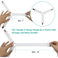 Miniatyrbilde 4 av 5: Sengesett Holder Stropper - Hvite - 4 stk - Trekant