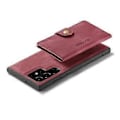 Pikkukuva 4 / 5: EEHOOD Retro Magneettinen PU-kotelo Samsung Galaxy S22 Ultralle Red