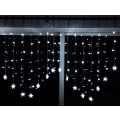 Pikkukuva 1 / 5: Jouluikkunavalot Verhovalot 3,5m 96 LED Lumikiteet