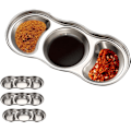 Miniatyrbilde 4 av 5: 3 Sushi Dipping Bowls, Saucer Plates for Appetizer and Sample Sea