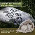Miniatyrbillede 4 af 5: 1 stk. Resin Statue Cat Angel Memorial Statue til minde om vores tabte