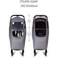 Miniatyrbillede 5 af 5: Grå regnslag til babystroller, babyrejse vejrskærm, Pushch
