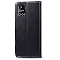 Pikkukuva 3 / 5: Yksivärinen nahkakotelo Samsung Galaxy M31s -puhelimelle Black