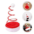 Miniatyrbillede 2 af 4: 2 stk. Jule Spring Hat Festival Party Sjove Hatte Ornamenter