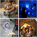 Miniatyrbild 5 av 5: 110x93x121mm Astronaut Star Sky Projector (Vit), 360° Rotation A