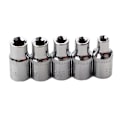 Miniatyrbild 2 av 4: Set med 14 stjärnformade Torx-hylsor typ E I Ratschbox I Hylsa