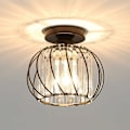 Miniatyrbillede 1 af 5: Moderne Krystal Loftlampe E27 Led Mini Krystal Lysekrone Loft