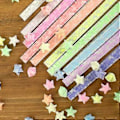 Pikkukuva 3 / 5: 30 kpl Valoisa Onnentähti Origami Paperi Onnentähti Origami Paperinauha Monivärinen