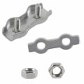 Miniatyrbilde 3 av 5: M4 Duplex Clips Kabelbindere 304 Rustfritt Stål Duplex Linjeklips