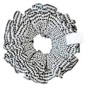 Miniatyrbillede 1 af 5: Æstetiske Scrunchies Elastisk Flerlags Blonde Hårreb Bryllupsfest Strand Hovedbeklædning Store Knolde Hårelastik Ternet Scrunchy Sort Black