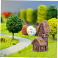 Miniatyrbilde 3 av 5: Hjemmedekorasjoner for minihus, rustikk hjemmedekor i harpiks