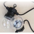 Miniatyrbild 3 av 3: Edison-glödlampa, 5 meter 10 lampor (24V lågspänning) {exklusive po