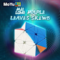 Miniatyrbilde 2 av 4: MoFang JiaoShi Meilong Series Meilong Maple Leaves Skewb Stickerl