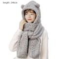 Miniatyrbilde 2 av 5: Jenter Vinter Varm Tegneserie Plysj Lue For Jenter.. 2