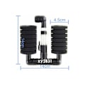 Miniatyrbilde 2 av 5: Akvariefilter, luftpumpesvampeskrubber dobbelthode biokjemisk
