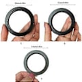 Pikkukuva 3 / 5: 49mm/52mm/58mm Kameran Objektiivin Sovittimet Metallinen Objektiivin Käänteinen Adapteri Kameran Objektiiville Kiehtovaan Lähikuvaan 52mm