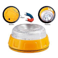 Miniatyrbild 1 av 4: Magnetisk blinkande gul LED-fyr blinkande gul fyr + vitt ljus