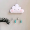 Miniatyrbillede 1 af 5: Sky Raindrop Vedhæng Vuggestue Soveværelse Vindue Væg Tint Krybber Være