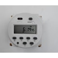 Miniatyrbillede 3 af 3: 12V elektronisk timer Programmerbar LCD-skærm, hvid, 6*6*3.2cm