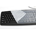 Miniatyrbild 3 av 3: 2-pack Transparent Datortangentbordsöverdrag Skyddande Skin Standardtangentbord