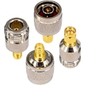Miniatyrbilde 1 av 2: SMA til N-adaptersett 4 type-kontakter N hann/hunn til SMA hunn