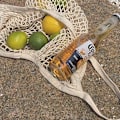 Miniatyrbilde 4 av 5: [5 Pakke] Premium Mesh Bærenett, Gjenbrukbare Grønnsaksposer, Lange Håndtak Net Tote Bager, Bomullsstoffsposer, Frukt- og Grønnsaksposer, 4 farger (Bærbare/Vaskbare/Holdbare)