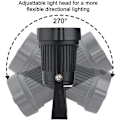 Pikkukuva 3 / 5: 4 kpl LED-valaisimia 5W 220V säädettävät puutarhavalaisimet