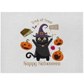 Pikkukuva 3 / 5: Halloween-paikkamattosetti, 4 kpl kissa- ja kurpitsapaikkamattoa kodin sisustukseen