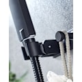 Miniatyrbillede 3 af 5: Sort brusehovedholder håndholdt brusehoved bidet spray