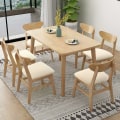 Miniatyrbilde 2 av 5: Spisebordstoltrekk 4 stk Universal Avtakbar Elastisk Stretch