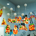 Miniatyrbild 3 av 3: Julgransbelysning för fönster, julgransbelysning med batteri