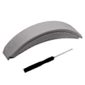 Miniatyrbillede 1 af 5: Blød og holdbar hovedbøjlepude for langvarig komfort til QC35 QC35II øretelefoner Hovedbøjle Pad Headsets Tilbehør lysegrå light gray