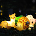 Miniatyrbillede 2 af 2: Havefigur med solcellelys, Resin Havefigur, Vandafvisende